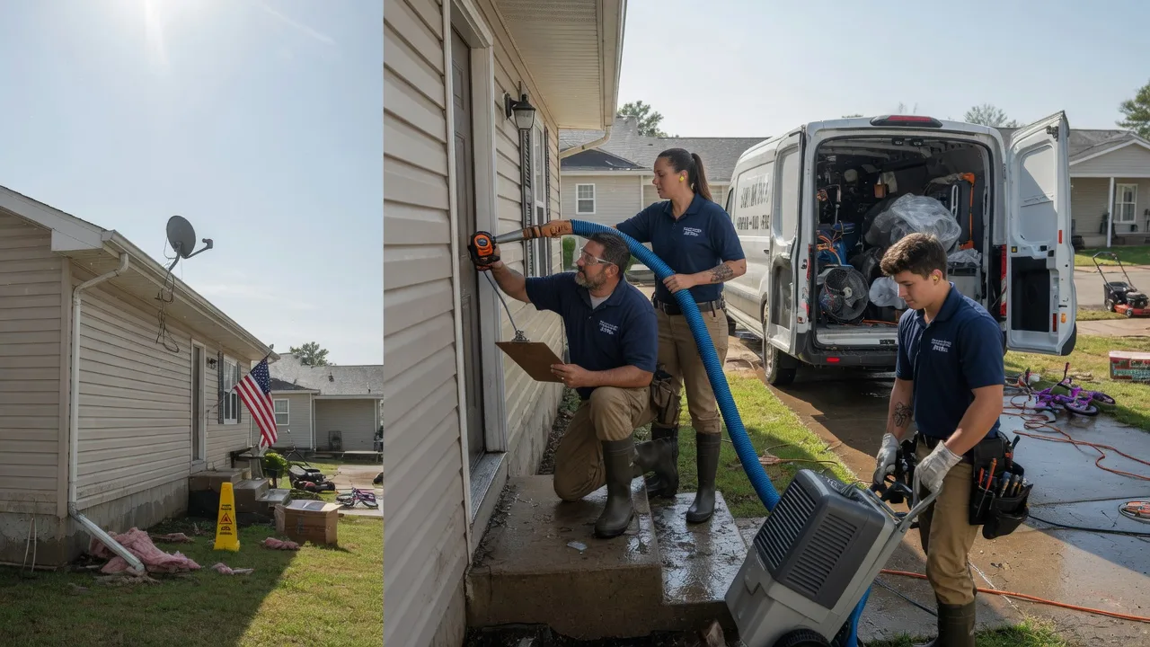 Ceiling Water Damage Restoration in Cadott, WI near me